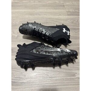 Under Armour Blur Smoke 2.0 MC Football Cleats Black 3027999-008 Mens Size 10.5